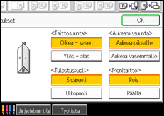 Kuva laitteen näytöstä