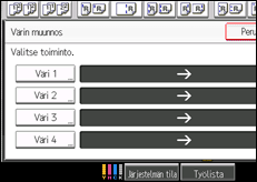 Kuva laitteen näytöstä