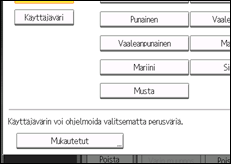 Kuva laitteen näytöstä
