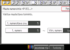 Kuva laitteen näytöstä