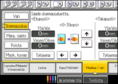 Kuva laitteen näytöstä