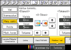 Kuva laitteen näytöstä