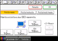Kuva laitteen näytöstä