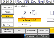 Kuva laitteen näytöstä