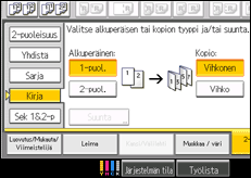 Kuva laitteen näytöstä