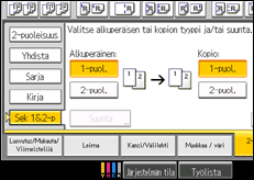 Kuva laitteen näytöstä