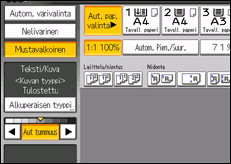 Kuva laitteen näytöstä