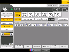 Käyttöpaneelin näytön kuvaus