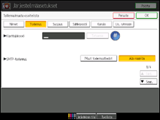 Kuva laitteen näytöstä