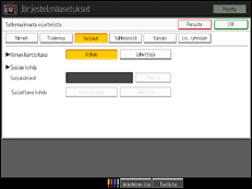 Kuva laitteen näytöstä