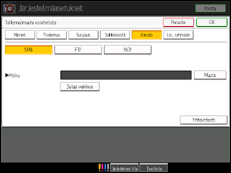 Kuva laitteen näytöstä