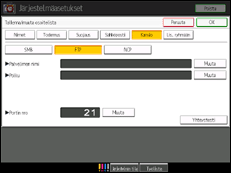 Kuva laitteen näytöstä