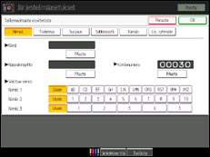 Kuva laitteen näytöstä