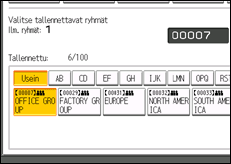 Kuva laitteen näytöstä