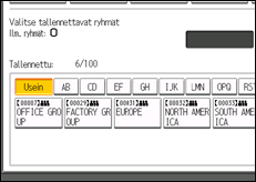 Kuva laitteen näytöstä