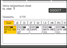 Kuva laitteen näytöstä