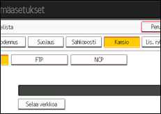 Kuva laitteen näytöstä