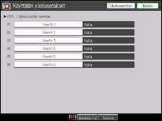 Kuva laitteen näytöstä