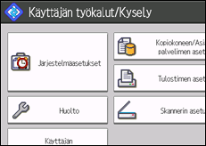 Kuva laitteen näytöstä