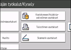 Kuva laitteen näytöstä