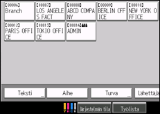 Kuva laitteen näytöstä