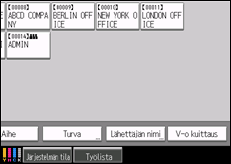 Kuva laitteen näytöstä