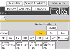 Kuva laitteen näytöstä