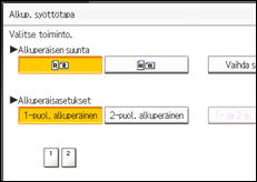 Kuva laitteen näytöstä