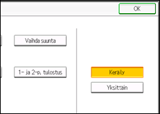 Kuva laitteen näytöstä
