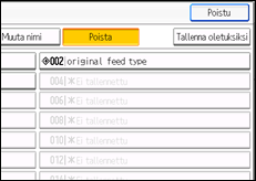 Kuva laitteen näytöstä