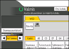 Kuva laitteen näytöstä
