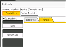 Kuva laitteen näytöstä