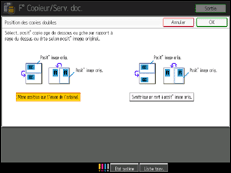 Illustration de l'écran du panneau de commande