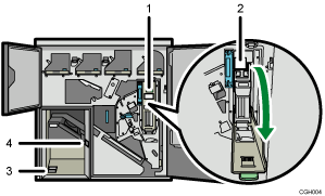 Illustration de l'unit&eacute; de reliure spirale