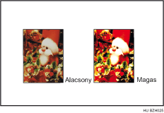 A kép tulajdonságainak beállítása