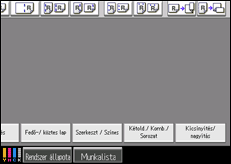 A kezelőpanel ismertetése
