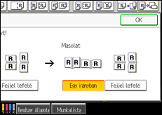 A kezelőpanel ismertetése