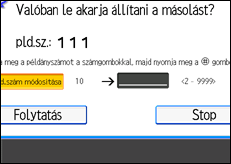 A kezelőpanel ismertetése