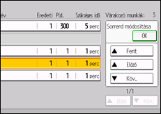 A kezelőpanel ismertetése