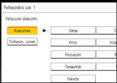 A kezelőpanel ismertetése