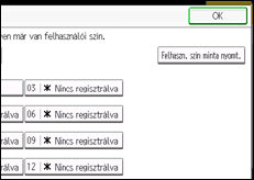 A kezelőpanel ismertetése