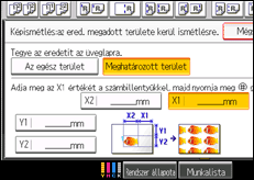 A kezelőpanel ismertetése