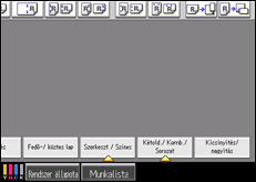 A kezelőpanel ismertetése