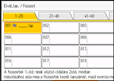 A kezelőpanel ismertetése