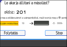 A kezelőpanel ismertetése