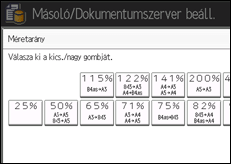 A kezelőpanel ismertetése