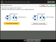 A kezelőpanel ismertetése