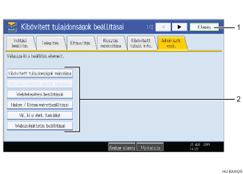 Kezel�panel kijelz� illusztr&aacute;ci&oacute; (sz&aacute;mozott illusztr&aacute;ci&oacute;)
