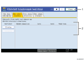 Kezel�panel kijelz� illusztr&aacute;ci&oacute; (sz&aacute;mozott illusztr&aacute;ci&oacute;)