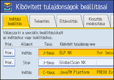 Kezel�panel k&eacute;perny�je, illusztr&aacute;ci&oacute;